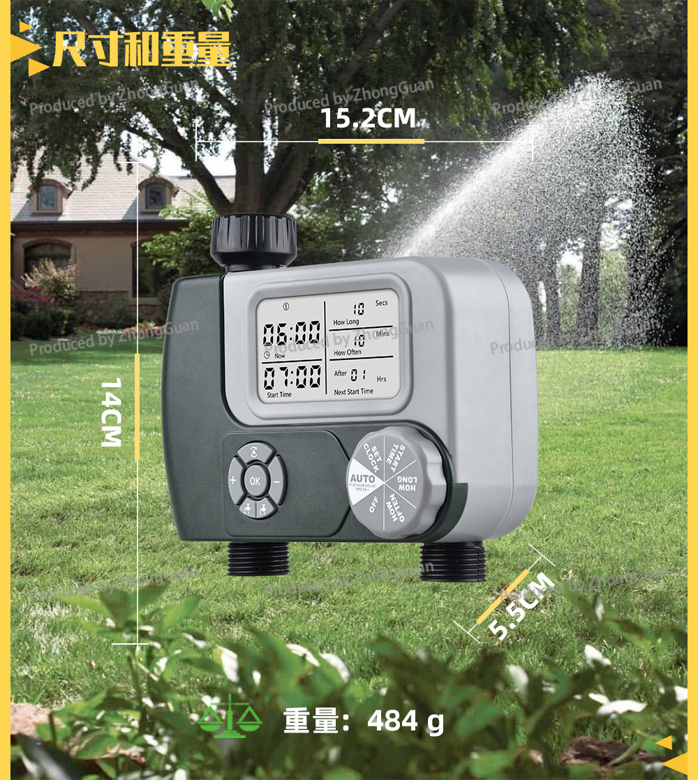 屋外用、庭用、芝生用、デュアル出力、大型スクリーン搭載、自動 - Timer Dual Outlet のレビューと価格