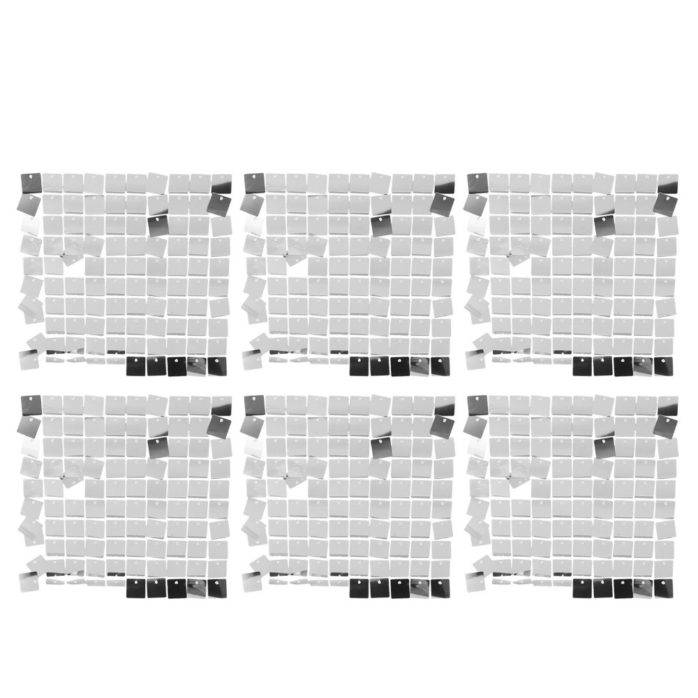 6枚セット 背景幕 PVCスパンコールウォールパネル 30  - Pvc Panel Background のレビューと価格